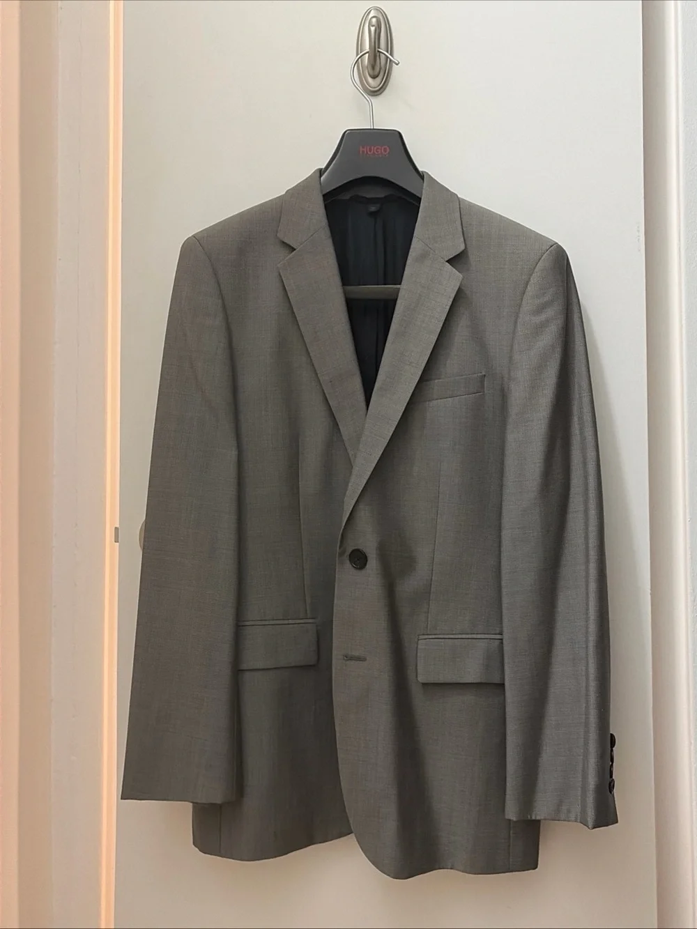 HUGO Boss Men's Light Gray Jacket 36R